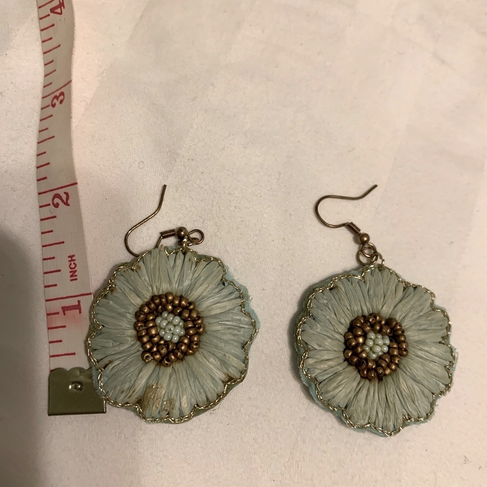 Floral Beaded Earrings